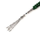 99 Natural Stone Prayer Beads - Green Chalcedony