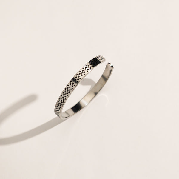 Kuffiyeh Cuff | Silver