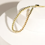 Gold Beads Bracelet – Stylish Minimalist Jewelry From Kenz Jewelry – Premium Arabic Jewelry