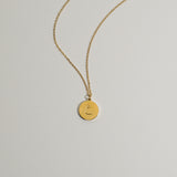 Arabic Letter Circle Necklace