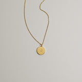 Arabic Letter Circle Necklace