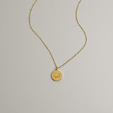 Arabic Letter Circle Necklace