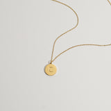 Arabic Letter Circle Necklace