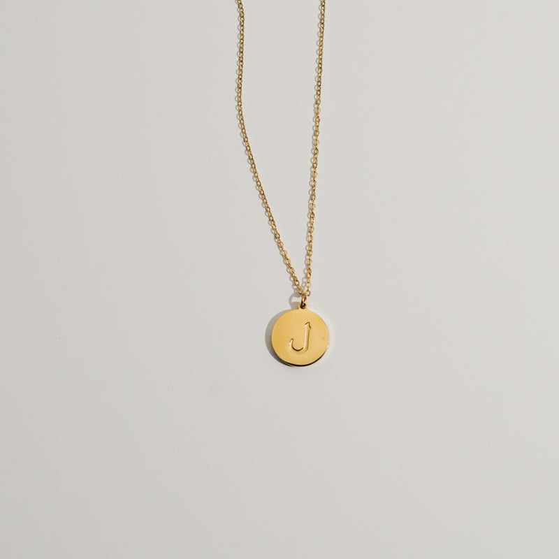 Arabic Letter Circle Necklace