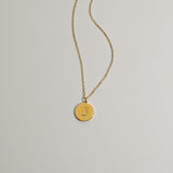 Arabic Letter Circle Necklace