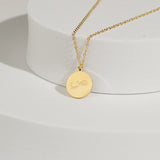 Arabic Letter Circle Necklace