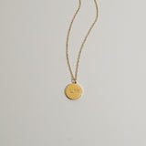 Arabic Letter Circle Necklace