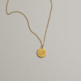 Arabic Letter Circle Necklace