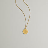 Arabic Letter Circle Necklace