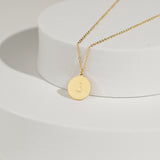 Arabic Letter Circle Necklace