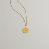 Arabic Letter Circle Necklace