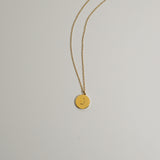 Arabic Letter Circle Necklace