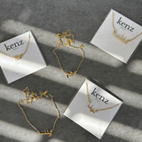 Custom Arabic, Urdu, Farsi or English name necklace in 18k gold.