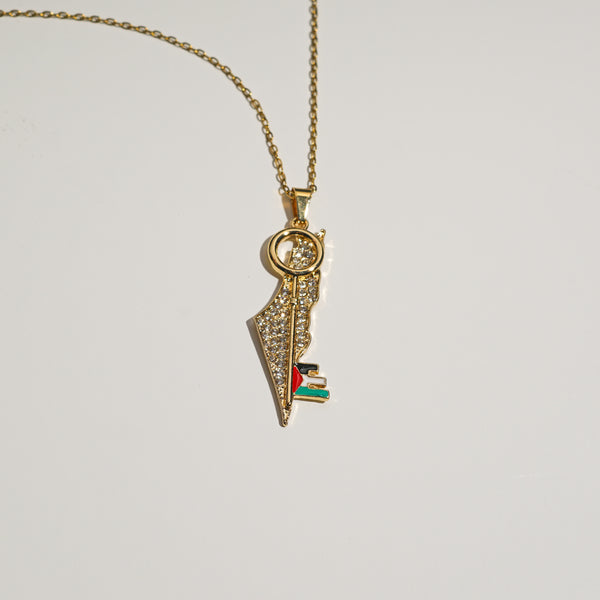 Palestine Key Necklace