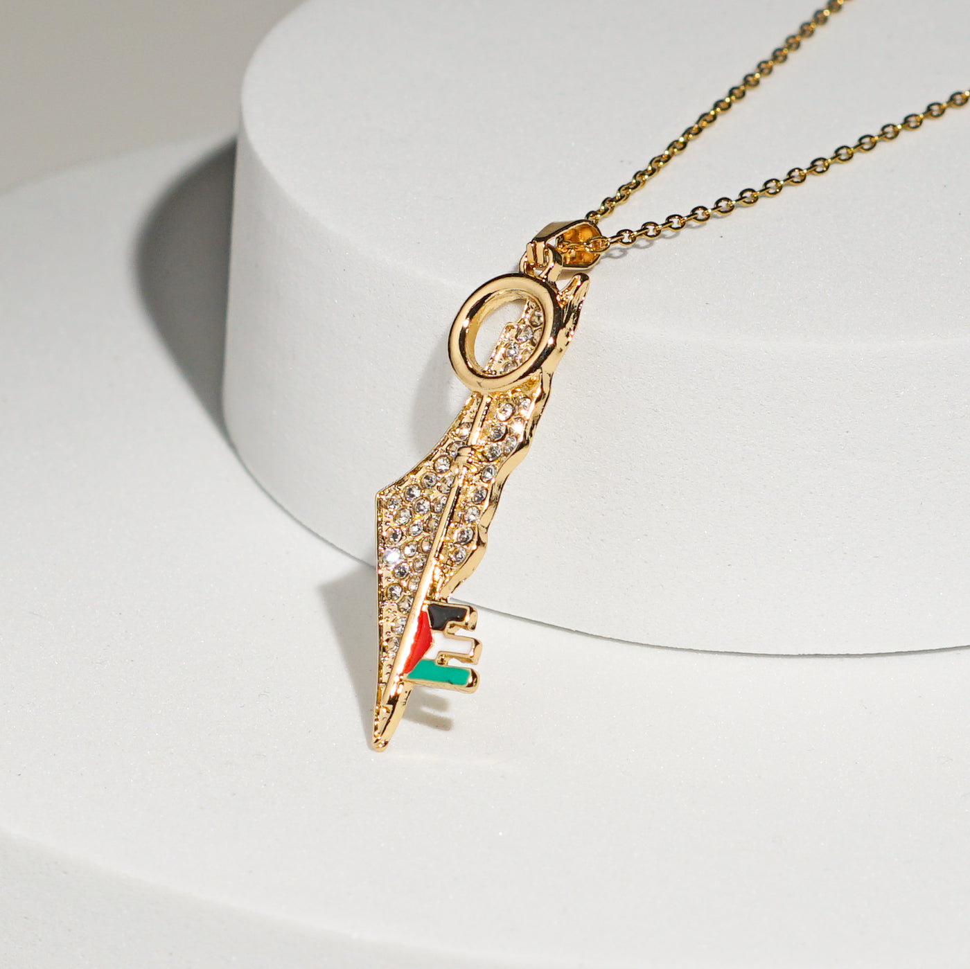Palestine Key Necklace | Gold – Kenz Jewelry