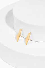 Gold Palestine Stud Earrings 18k Gold Plated – Gold Earrings From Kenz Jewelry – Arabic Jewelry