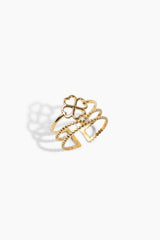 Heart Clover Ring