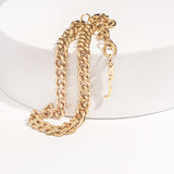 Gold Love Chain Bracelet 18K Gold Plated – Elegant Romantic Jewelry From Kenz Jewelry – Premium Arabic Jewelry