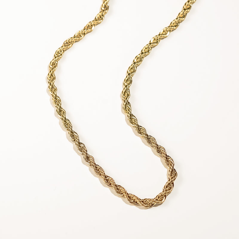Rope Chain | Gold – Kenz Jewelry