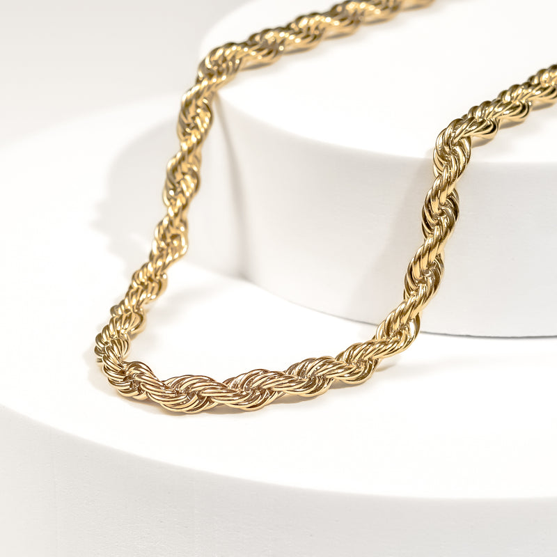 Rope Chain | Gold – Kenz Jewelry