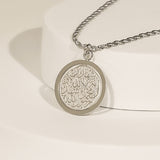 Silver Shahada Car Hanger – Stylish Spiritual Car Charm From Kenz Jewelry – Luxury Arabic Jewelry